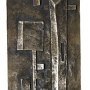 353 - Maurer Dóra - Cím nélkül, 1963 22x10cm - Bronz-plakett 0097